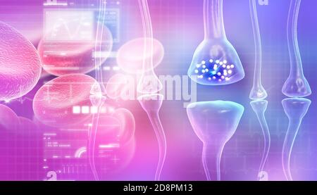 active receptor in abstract background Stock Photo