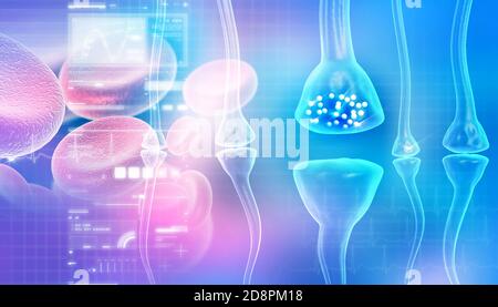 active receptor in abstract background Stock Photo