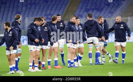 Rome, Italy. 31st Oct, 2020. Italy during Italy vs England, Rugby Six Nations match in rome, Italy, October 31 2020 Credit: Independent Photo Agency/Alamy Live News Stock Photo