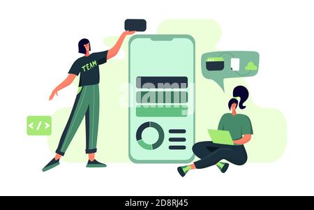 Python code language sign. Programming coding and developing concept. Stock Vector