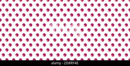 Circles pink and purple gradient shape pattern on white background. 3D circle repeating seamless. Vector illustration Stock Vector