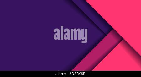 Banner web abstract background geometric stripes vibrant color overlapping layer with shadow and space for your text. Vector illustration Stock Vector