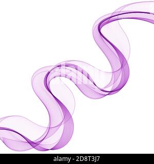 Lilac Wave. Abstract background. Vector image. eps 10 Stock Vector