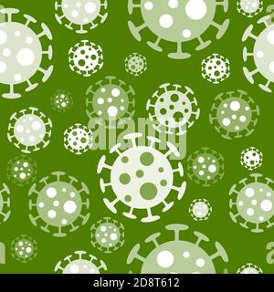 Covid-19 Danger Signs Set Stock Vector