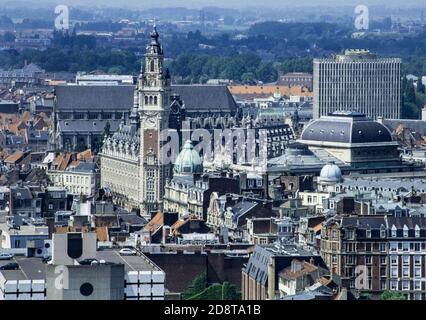 Lille 1996 : Bird's eye Stock Photo