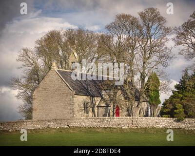 St Oswald's Church, Heavenfield Stock Photo