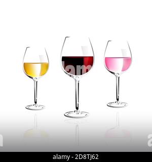 Vector wine list Stock Vector