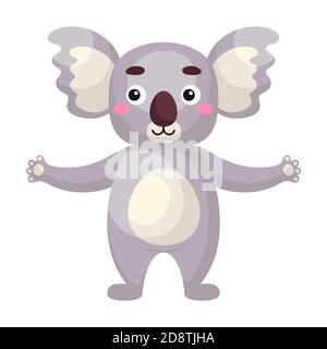 Koala with rainbow, illustration, vector on white background Stock Vector  Image & Art - Alamy