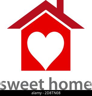 Vector concept Sweet home Stock Vector