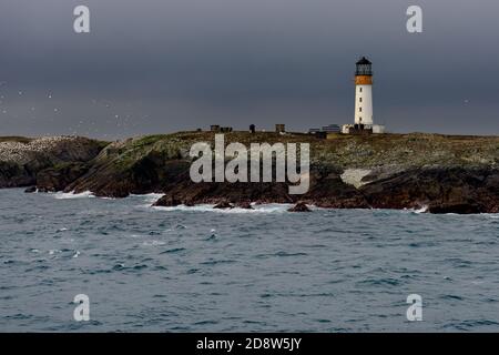 Sule Skerry Lighthouse Stock Photo