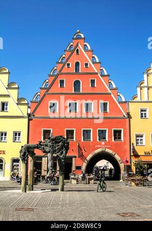 Weiden, GERMANY : Old town of Weiden in der Oberpfalz Stock Photo