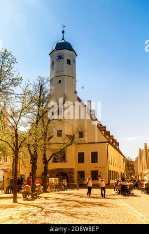 Weiden, GERMANY-March 23, 2019: Old town of Weiden in der Oberpfalz Stock Photo