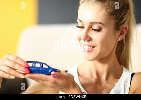Cute person in white top Stock Photo
