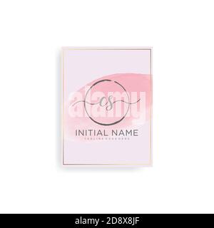 CS Letter Initial with Royal Template.elegant with crown logo vector, Creative Lettering Logo Vector Illustration. Stock Vector