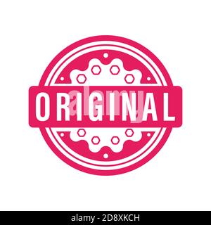 Red stamp original Royalty Free Vector Image - VectorStock