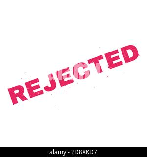 Red Rejected grunge stamp. Premium vector Stock Vector