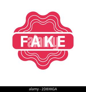 Fake Stamp vector. Premium vector Stock Vector