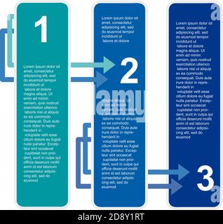 Vector faq labels, three options Stock Vector