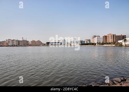 The lake in Jeddah city, Saudi Arabia Stock Photo