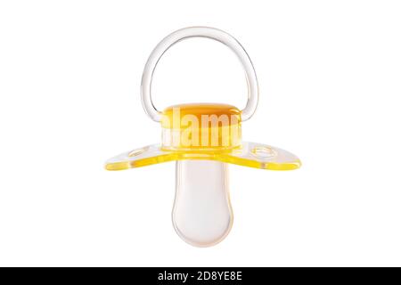 Baby pacifier isolated on white background Stock Photo