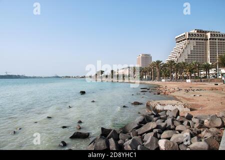 The promenade on Red Sea, Jeddah, Saudi Arabia Stock Photo