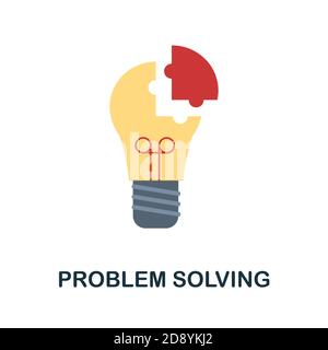 Problem Solving icon. Simple element from creativity collection. Creative Problem Solving icon for web design, templates, infographics and more Stock Vector