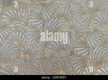 Decorative Style Retro Background, Ornate Design. Marble Fabric Material Surface Texture Stock Photo