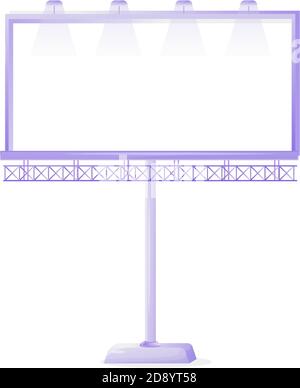 Large vector advert board sign illustration Stock Vector