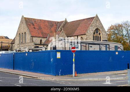 Vehicles involved in film sequel Rise of the Footsoldier, The Tony Tucker Storyin Lucy Road, Southend on Sea, Essex, UK, adjacent to Seaway Car Park Stock Photo