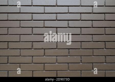 Brown brick wall full frame as background and texture Stock Photo