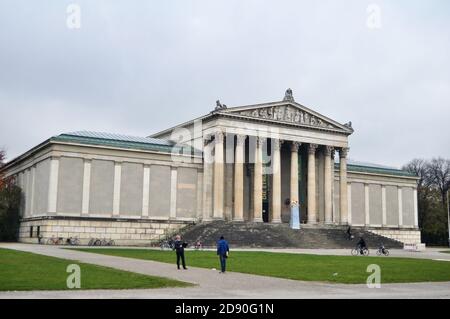 Staatliche Antikensammlungen Bavarian State Collection of Antiques museum for german people and foreign travelers travel visit and learn at Munich cap Stock Photo