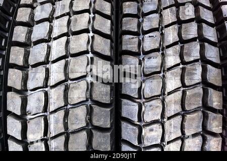 Car tire protector close-up. Abstract background with space to copy.  Stock Photo