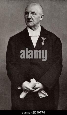 Josef Anton Bruckner, 1824 – 1896. Austrian composer, organist, and music theorist.  From Anton Bruchner, 1824 - 1896, Sein Leben in Bildern (His Life in Pictures) Stock Photo