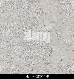 Seamless white painted concrete wall texture. 4K Stock Photo