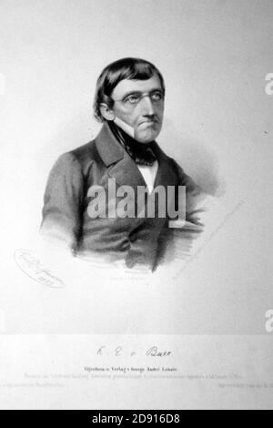 Karl Ernst von Baer Litho. Stock Photo
