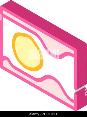 thrombus health problem isometric icon vector illustration Stock Vector