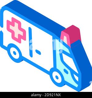 Ambulance defibrillator icon isometric vector. Heart aed. Cardiac cpr ...