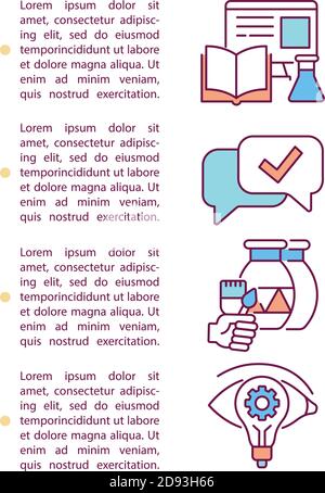 Boosting creativity tips concept icon with text Stock Vector