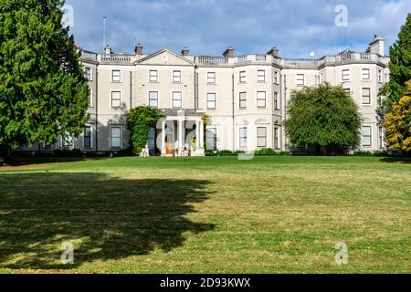 Farmleigh House in West Dublin, Ireland built by Edward Cecil Guinness first Earl of Iveagh in the 1880s. It is now in state ownership. Stock Photo