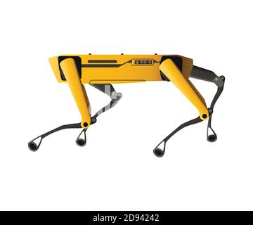 SPOT Robot Dog vector flat graphic illustration. Stock Vector