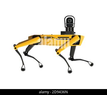 SPOT Robot Dog vector flat graphic illustration. Stock Vector