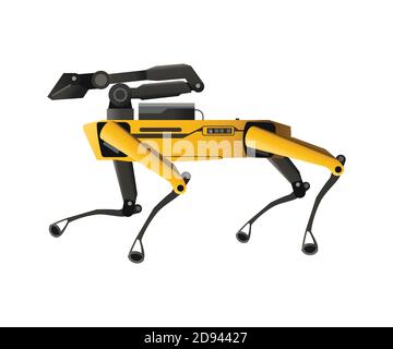 SPOT Robot Dog vector flat graphic illustration Stock Vector