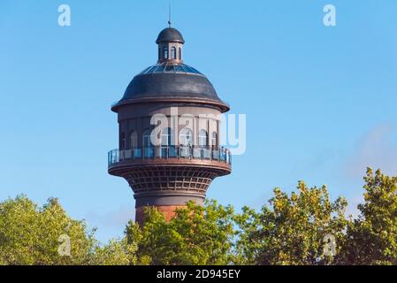 Water Tower, Zelenogradsk (German name Crantz), Kaliningrad Oblast, Russia Stock Photo