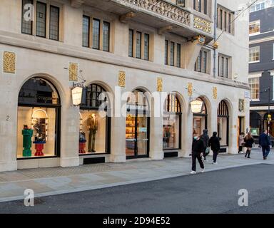 Salvatore Ferragamo store, Old Bond Street, London Stock Photo