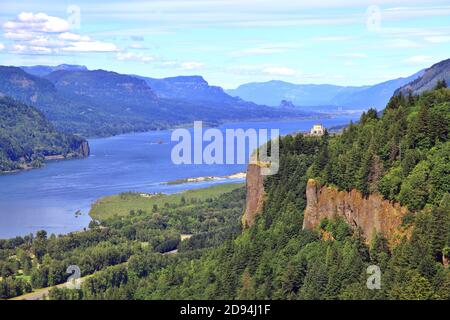 Columbia River Gorge, Oregon-USA Stock Photo