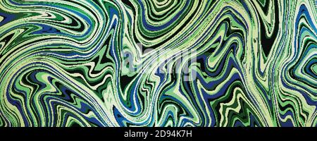 Abstract dark green marble wide template background with light effect. Use for ad, poster, template design, print, background. illustration vector Stock Vector