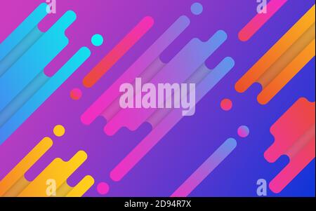 Abstract geometric element gradient color modern design vector background Stock Vector