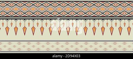 Geometric ethnic pattern vector design for raw material, background, clothing, wrapping, Batik , fabric Stock Vector
