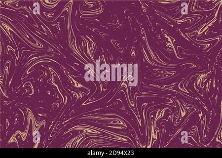 Purple Liquid Marble texture and abstract Ink marbling background, Abstract marbled shape background Stock Vector