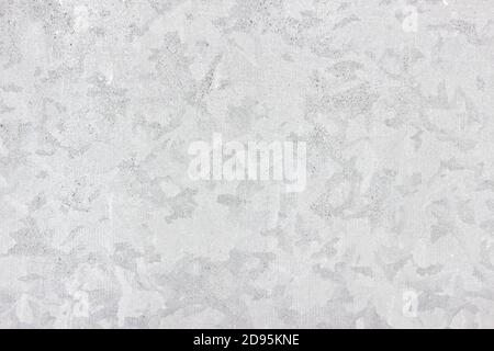 Flat metal surface of galvanised steel garage door Stock Photo